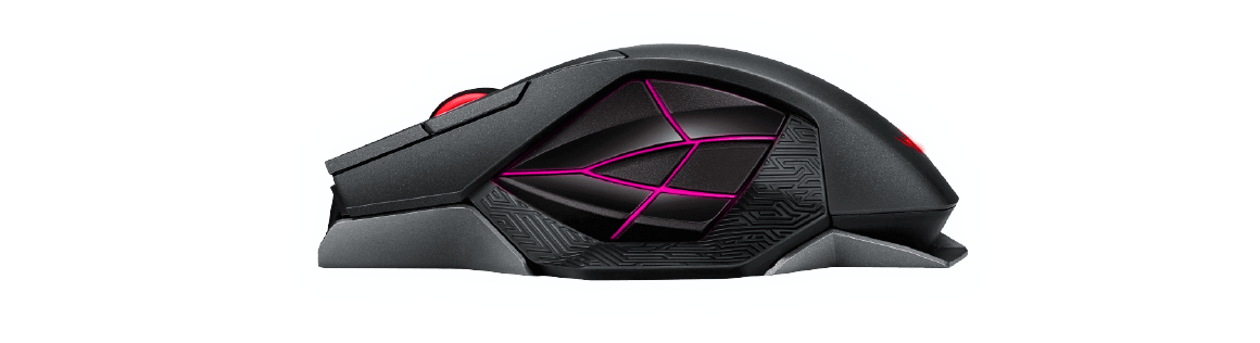 Chuột chơi game Asus ROG Spatha - Super MMO Gaming Mouse  có thể tuỳ chỉnh macro cho các nút chuột