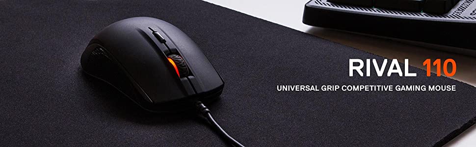 Giới thiệu Chuột chơi game SteelSeries Rival 110 Matte Black 