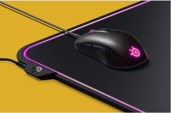 Chuột chơi game SteelSeries Rival 110 Matte Black  trang bị led rgb có thể đổng bộ được