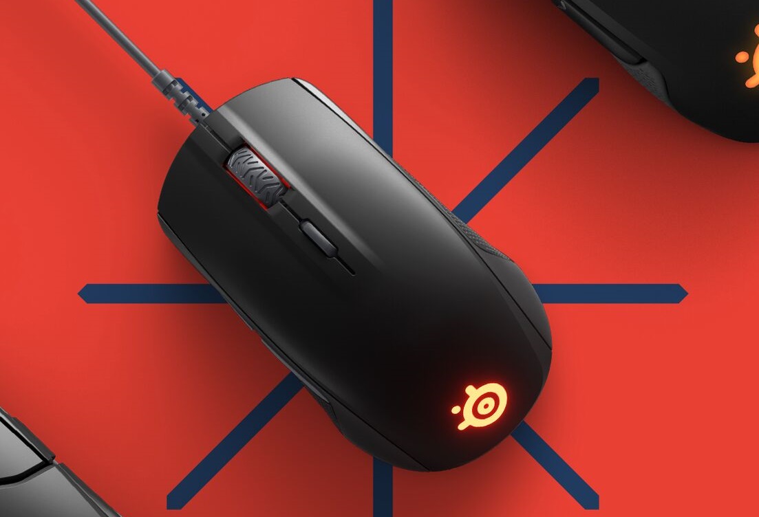 Chuột chơi game SteelSeries Rival 110 Matte Black  có thiết kế gọn gàng