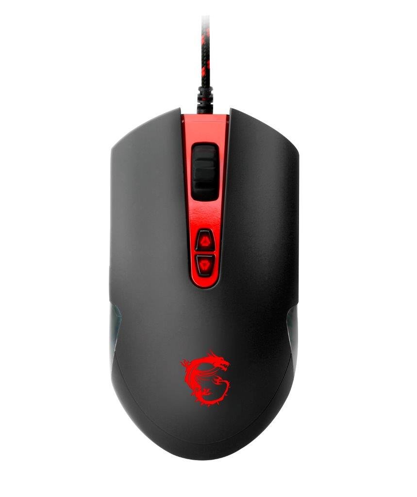 Chuột chơi game MSI GAMING INTERCEPTOR DS100 có thiết kế gọn nhẹ