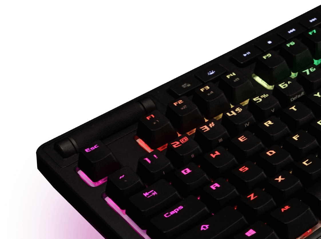 Keyboard ASUS ROG Strix Flare Cherry Blue switch sử dụng switch Cherry Switch cao cấp