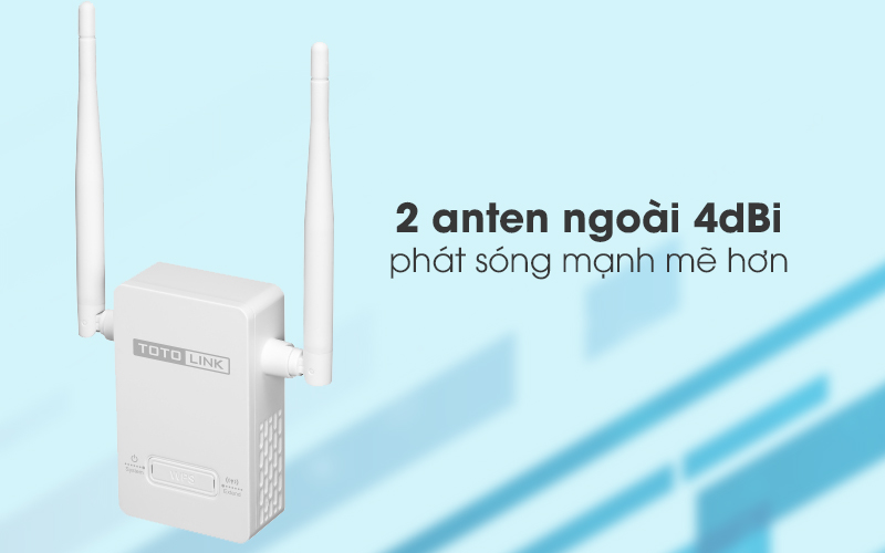 Bộ kích sóng wifi Totolink EX201 Wireless N300Mbps  3
