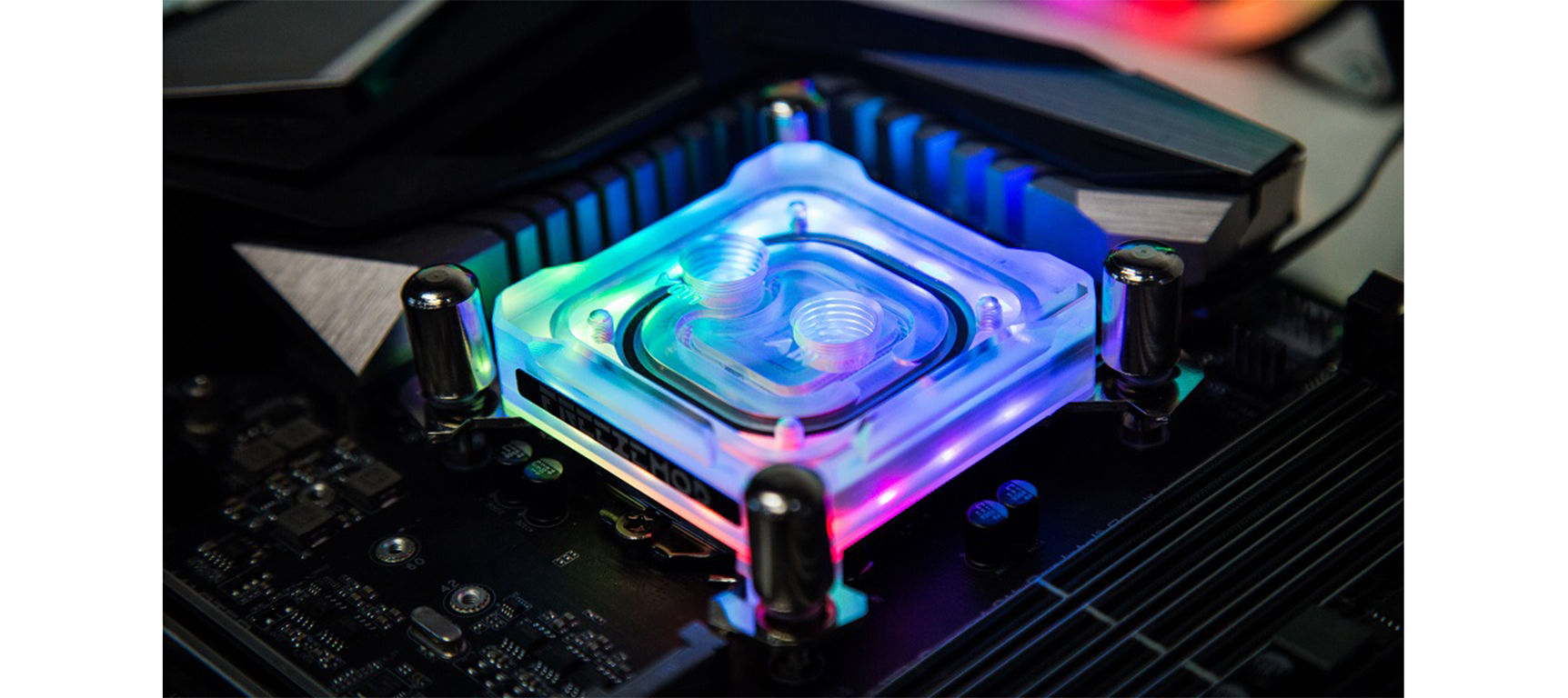 Tản nhiệt nước Custom Freezemod Rainbow RGB P5 Kit (Intel LGA 115X) block CPU
