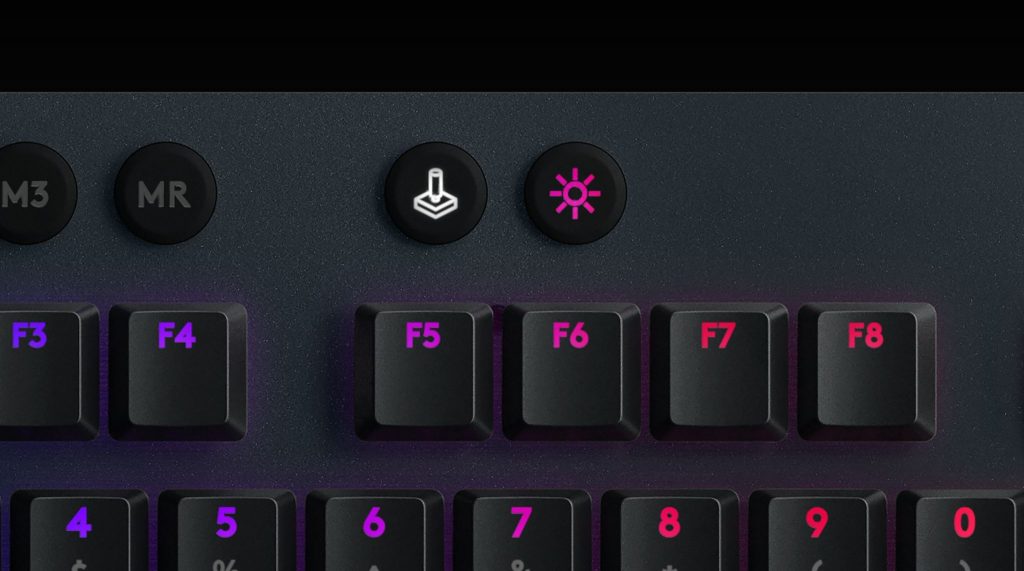 Bàn phím cơ Logitech G813 Lightsync RGB Mechanical Romer G Linear Gaming Keyboard Black  tích hợp led RGB cao cấp