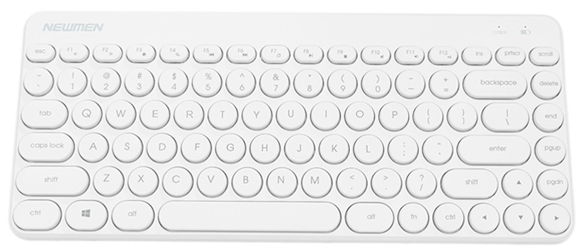 Bộ bàn phím chuột Newmen K928 Wireless White có thiết kế cổ điển