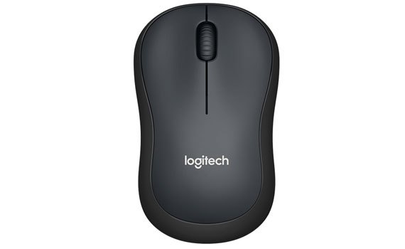 Chuột không dây Logitech M221 Wireless Black cho độ ồn cực thấp