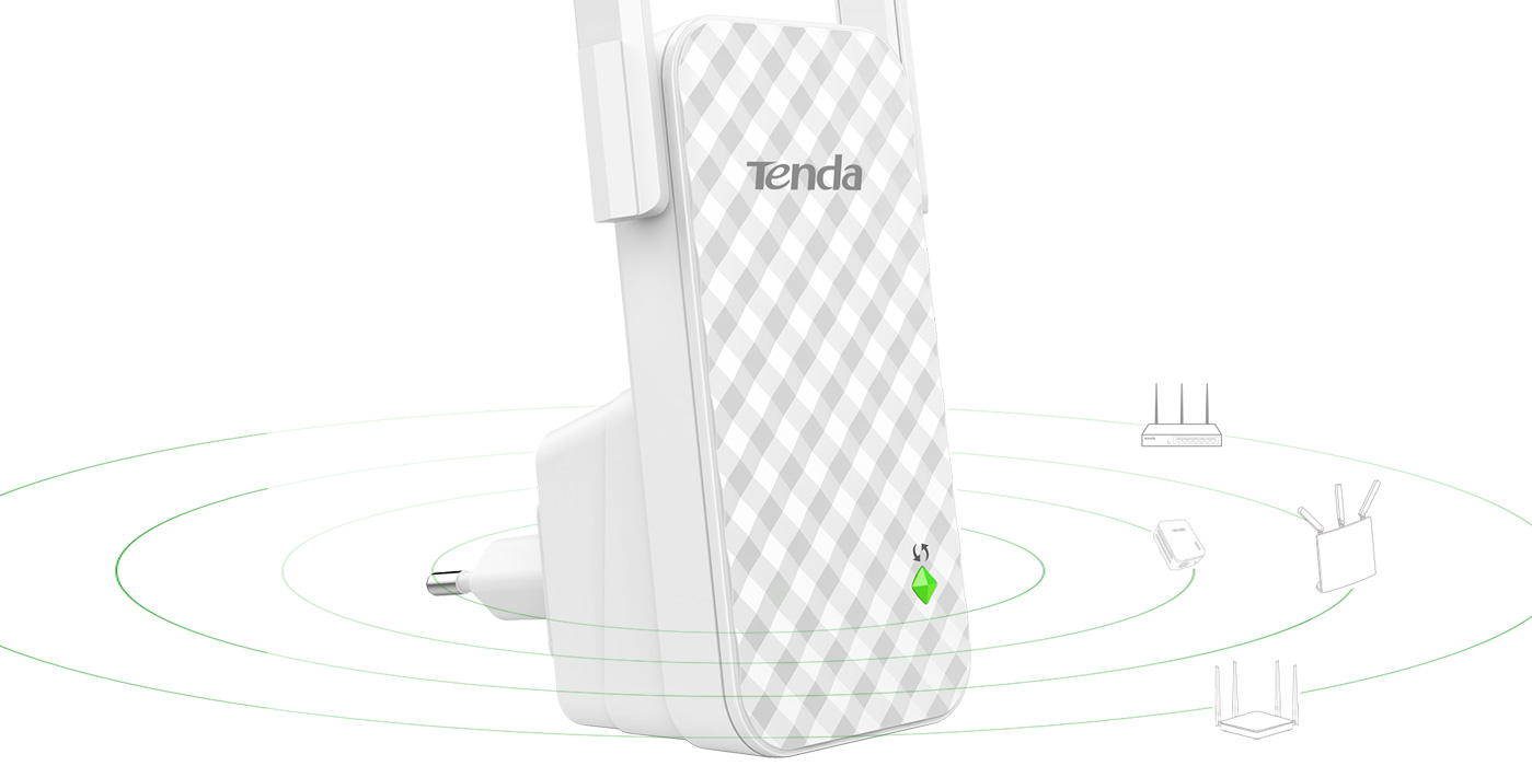 Bộ kích sóng Wifi Tenda A9 Wireless N300Mbps 5