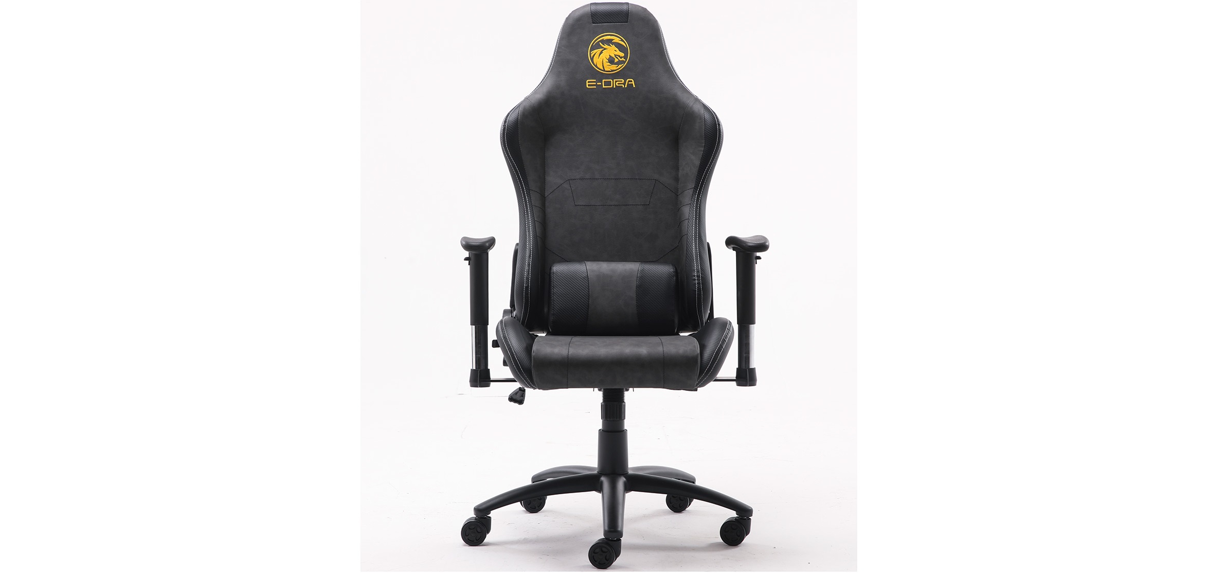 Ghế Gamer E-Dra Midtnight Gaming Chair Black/Gray (EGB025) trang bị da PU với độ bền cao