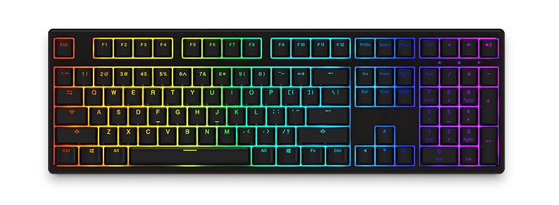 Bàn phím cơ AKKO 3108S RGB PRO Black Cherry MX Red Switch sử dụng switch CHerry MX đến từ Đức 