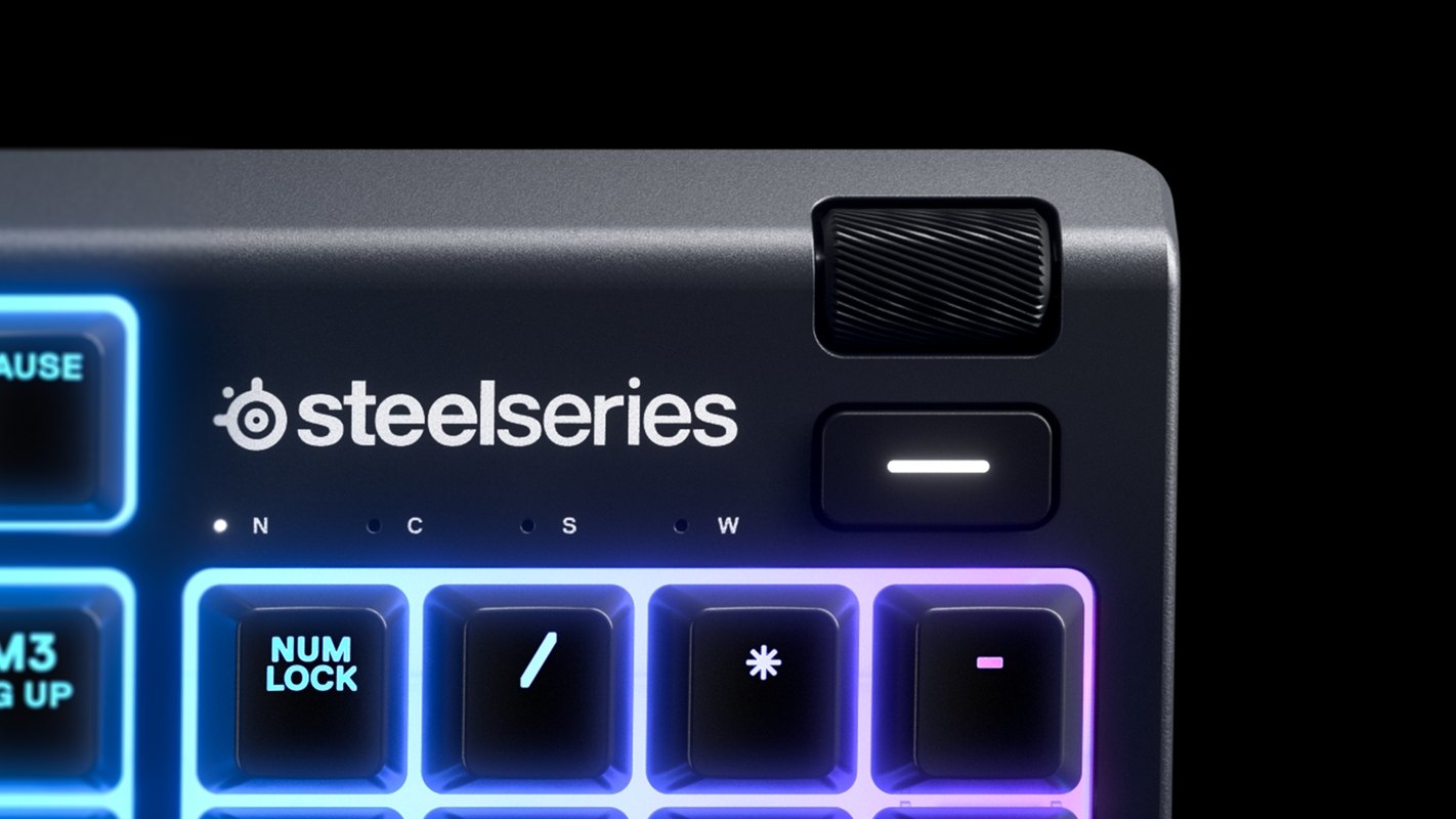 Bàn phím SteelSeries APEX 3 RGB Water Resistant Whisper-Quiet Switches Gaming Black có thể tuỳ chỉnh media dễ dàng