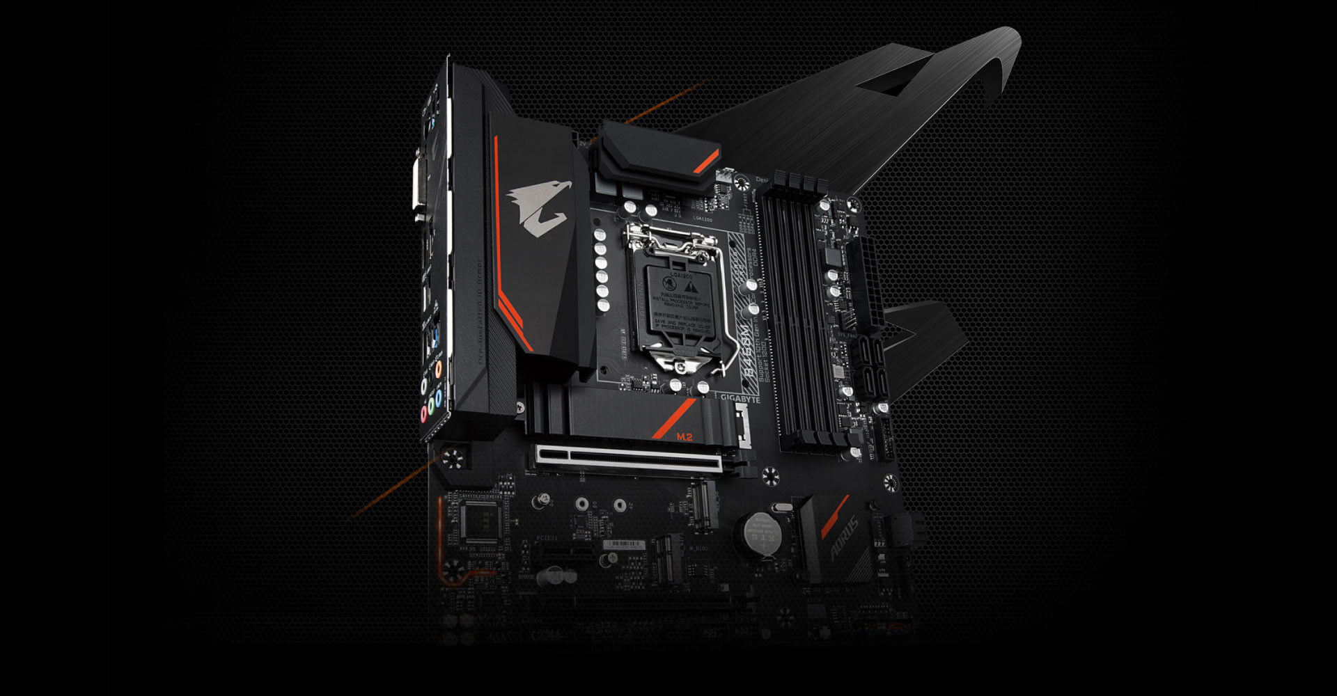 Mainboard Gigabyte B M Aorus Pro Intel B Socket M Atx Khe Ram Ddr Ho Ng Long