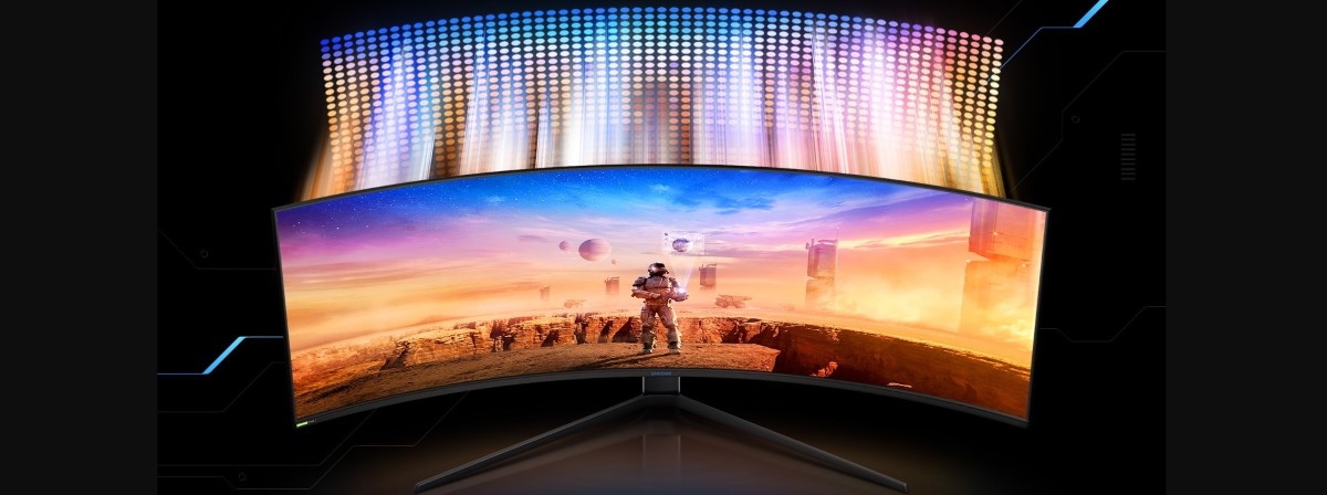 Màn hình Samsung Odyssey G9 LC49G95TSSEXXV (49 inch/DualQHD/VA/240Hz/1ms/420nits/HDMI+DP+USB+Audio/G-Sync/Cong)