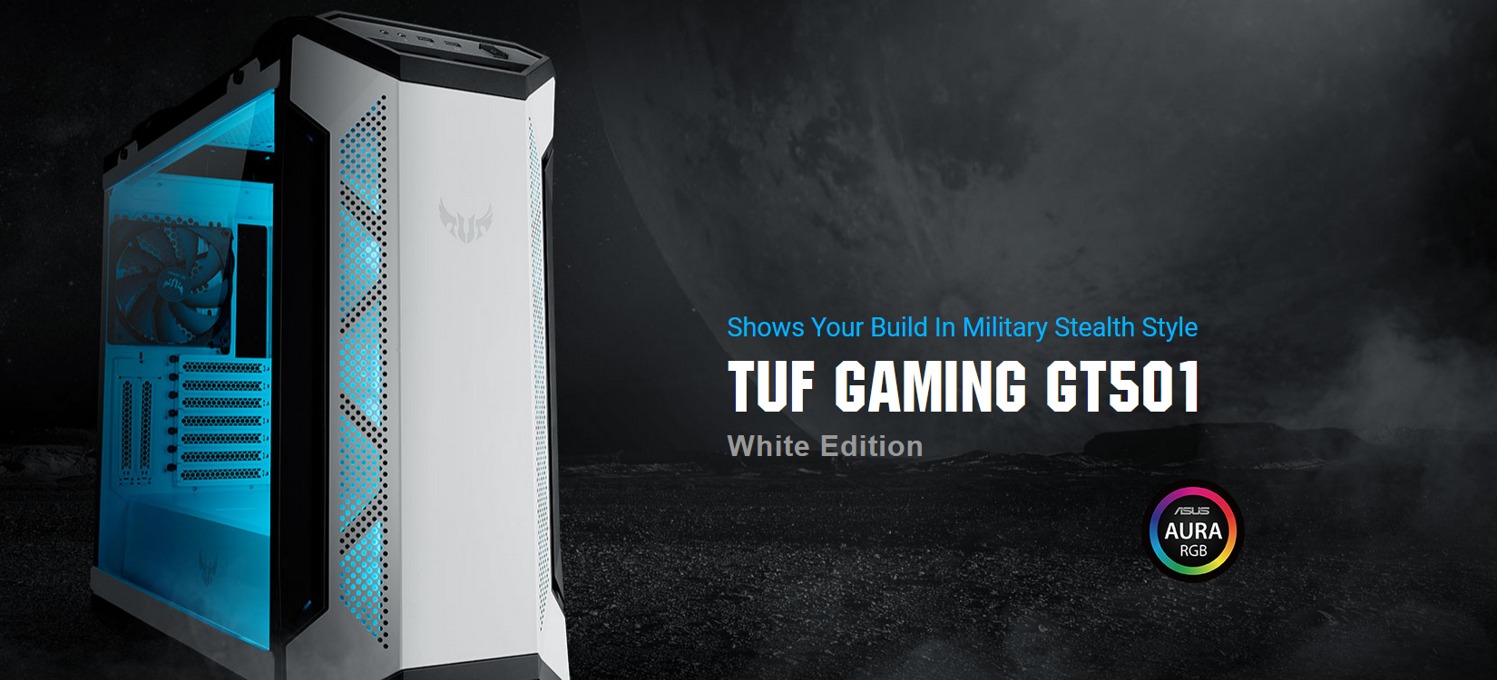 Case Asus TUF Gaming GT501 White Edition (Mid Tower/Màu Trắng) giới thiệu