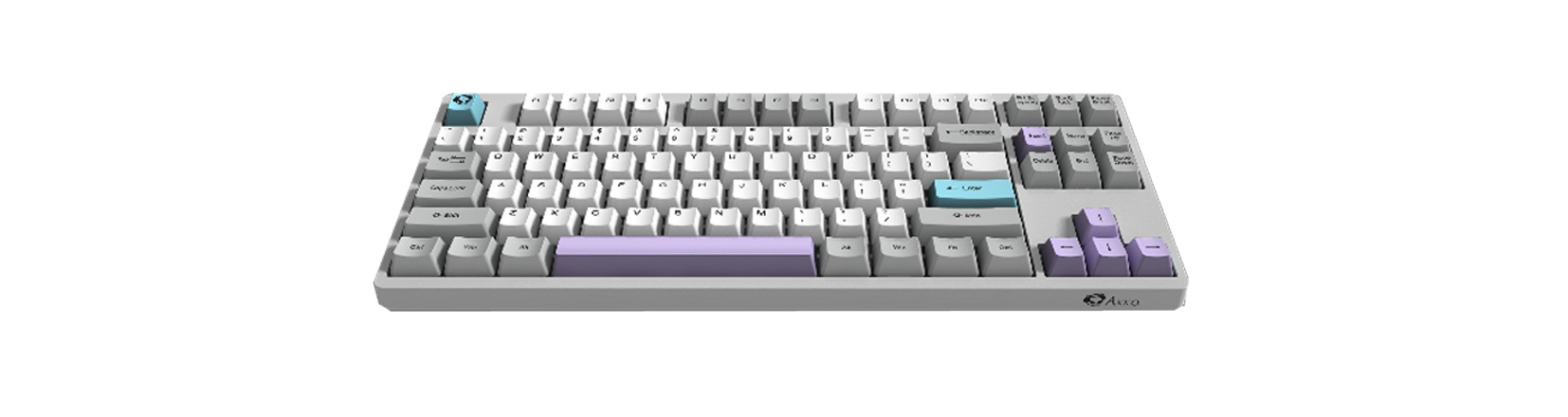 Bàn phím AKKO 3087 Silent (Akko Switch blue) sử dụng bộ keycap pbt cao cấp