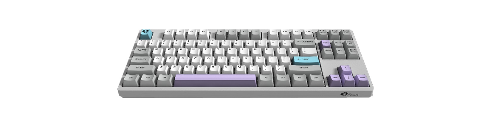 Bàn phím AKKO 3087 Silent (AKKO Switch pink) trang bị bộ keycap pbt cao cấp