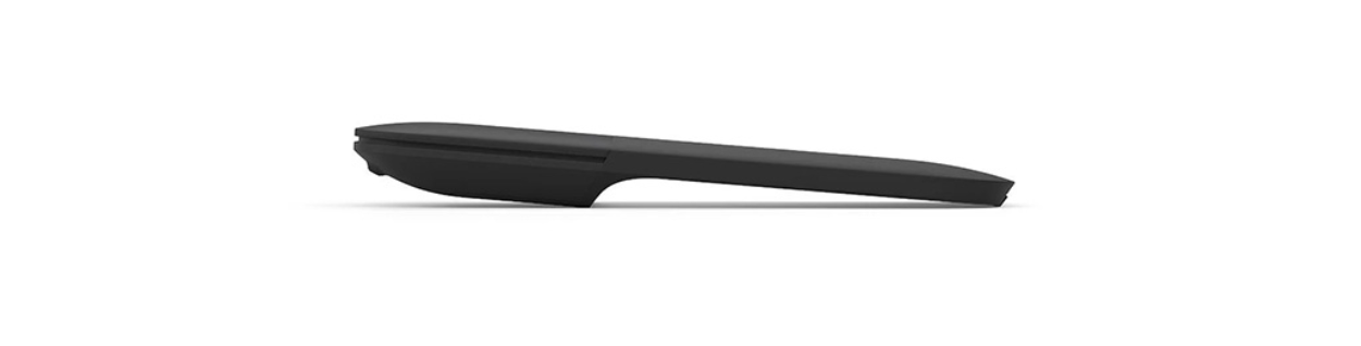 Chuột không dây Microsoft Arc Mouse Bluetooth (màu đen) (ELG-00005) có thể tương tác dễ dàng bằng cảm ứng