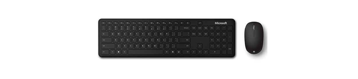 Bộ bàn phím chuột không dây Microsoft Bluetooth (màu xám) (QHG-00047) có thiết kế hiện đại