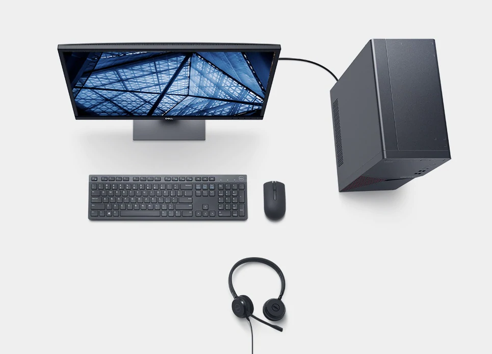 Máy tính để bàn All In One Dell 7490 (Core i7-11700/8GB/GTX  1650-4G/512Gb/ inch FHD - Touch/Ubuntu )