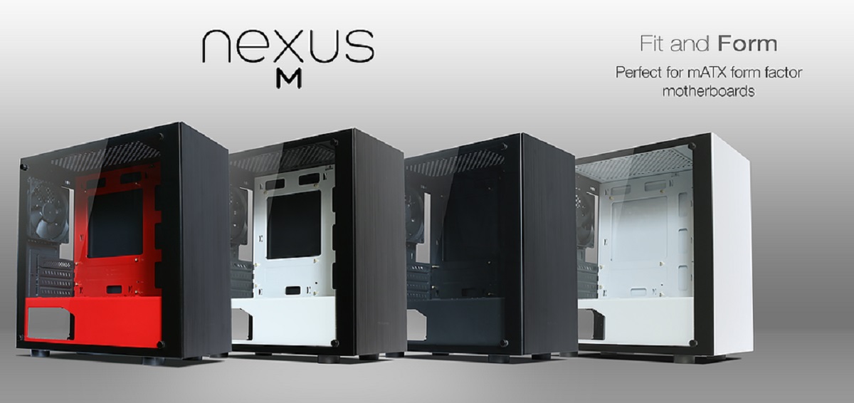 Giới thiệu Vỏ Case Nexus M Black/White (Mid Tower/Màu Đen Trắng)