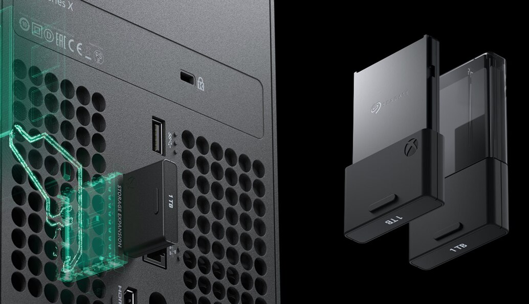 Máy chơi game Microsoft Xbox One Series X có thể mở rộng dung lượng bộ nhớ dễ dàng