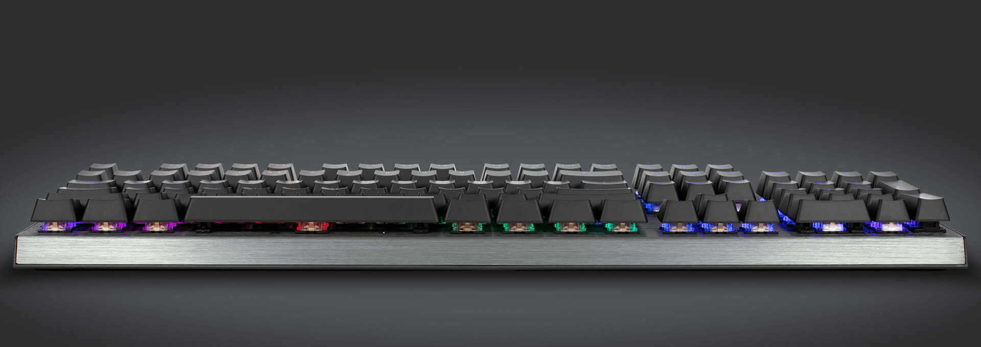 Bàn phím Cooler Master CK350 V2 (USB/RGB/Red sw)  có bố cục layout chuẩn dễ chơi keycap