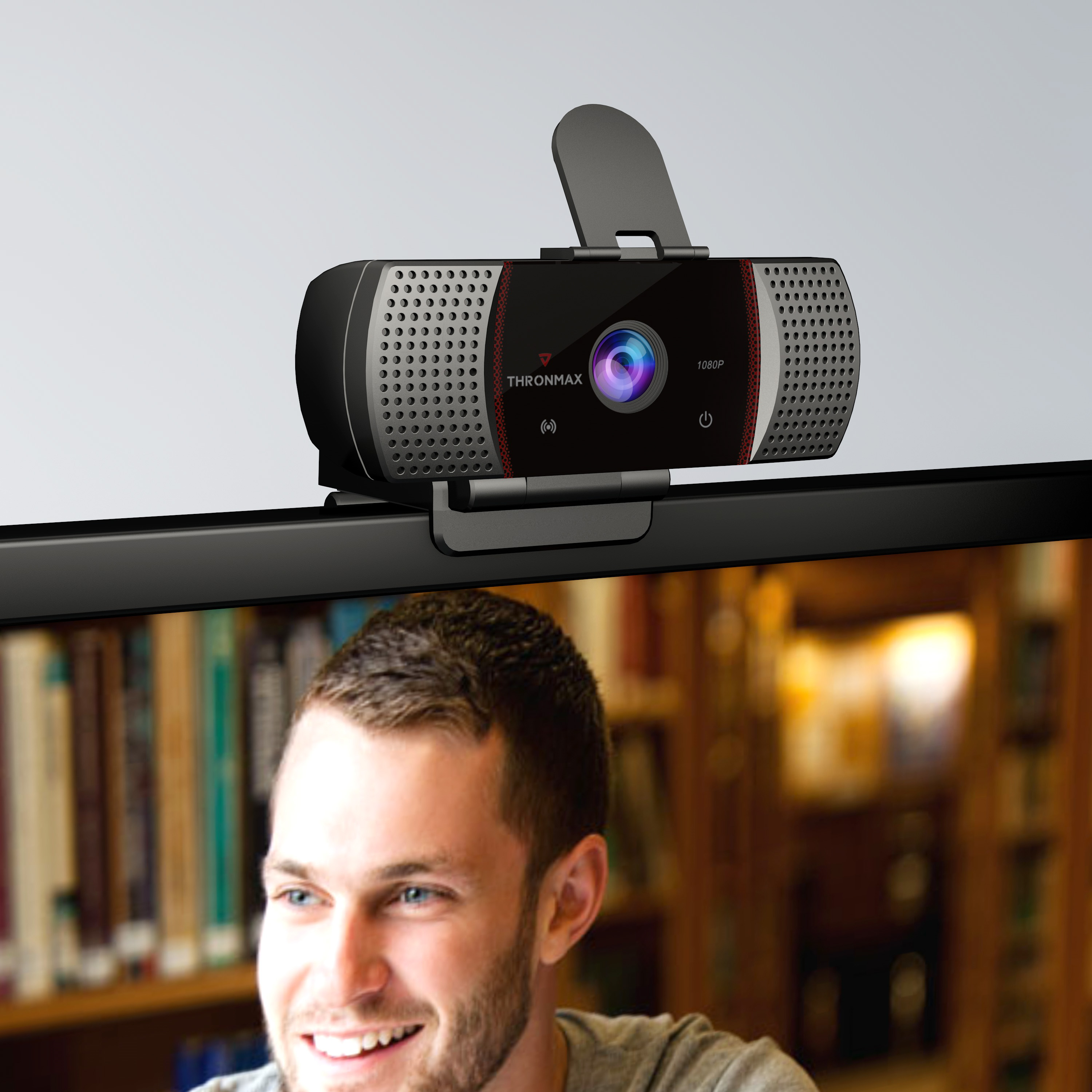Webcam Thronmax X1 STREAM GO 1080P có thể tự động điều chỉnh ánh sáng thấp