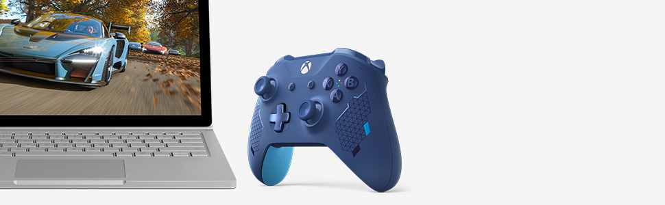 Tay cầm chơi game không dây Xbox Wireless Controller - Sport Blue được trang bị kết nối bluetooth tiện lợi