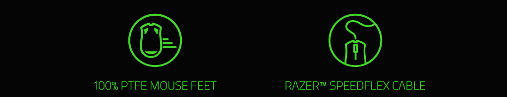 Chuột chơi game Razer Naga X (USB/RGB/Đen) (RZ01-03590100-R3M1) cho cảm giác di chuột cực kì thoải mái