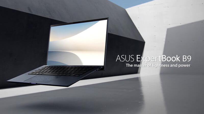 Laptop Asus ExpertBook B9: laptop doanh nhân pin 24 giờ nhẹ nhất thế giới