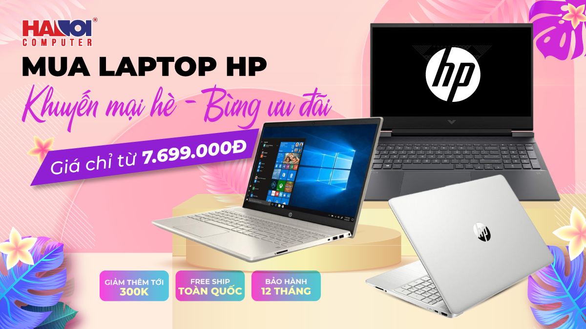 Mua Laptop HP - Khuyến mại hè bừng ưu đãi