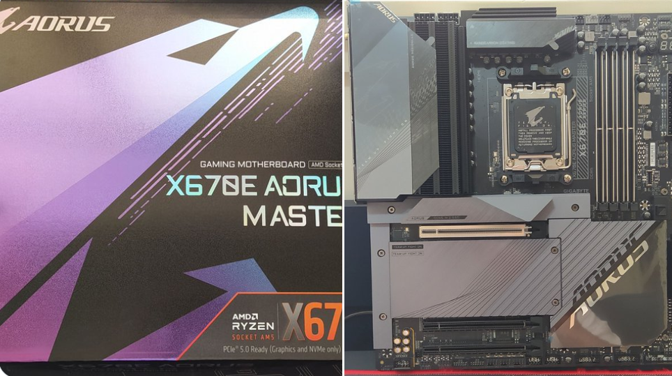 Lộ Diện Mainboard GIGABYTE X670E Aorus Master