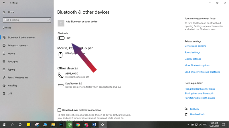 bật Bluetooth trên laptop Win 10 2020, bật Bluetooth trên laptop, Cách bật Bluetooth trên laptop Win 10 2020, Cách bật Bluetooth trên laptop, Cách bật Bluetooth trên laptop Win 10