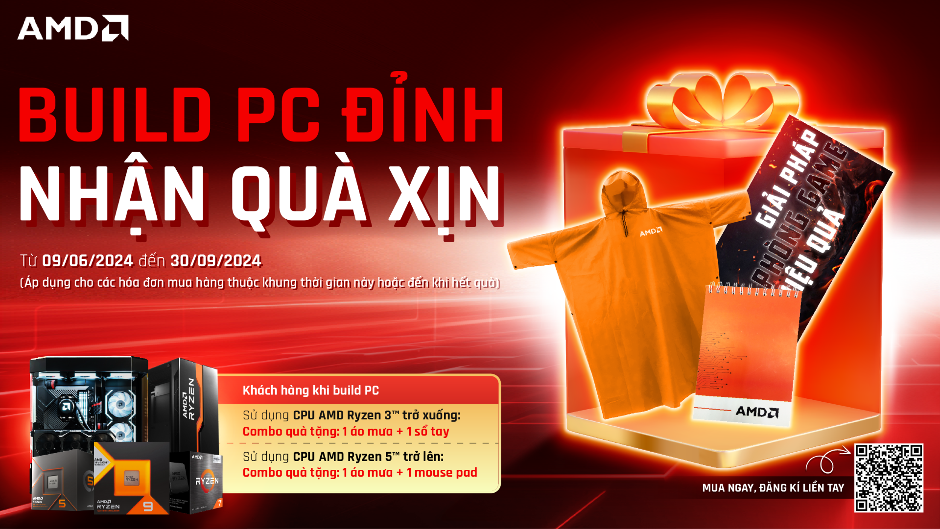 CTKM BUILD PC ĐỈNH, NHẬN QUÀ XỊN 