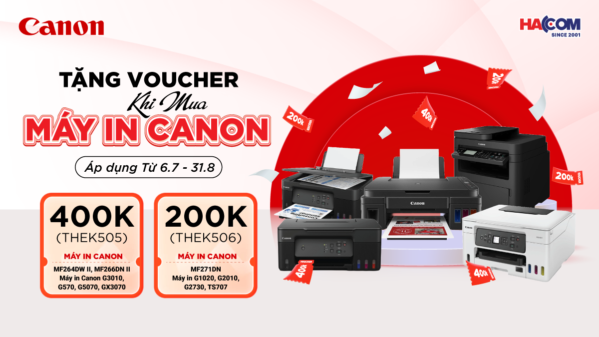 CÙNG CANON CHÀO HÈ GIẢM GIÁ CỰC SỐC