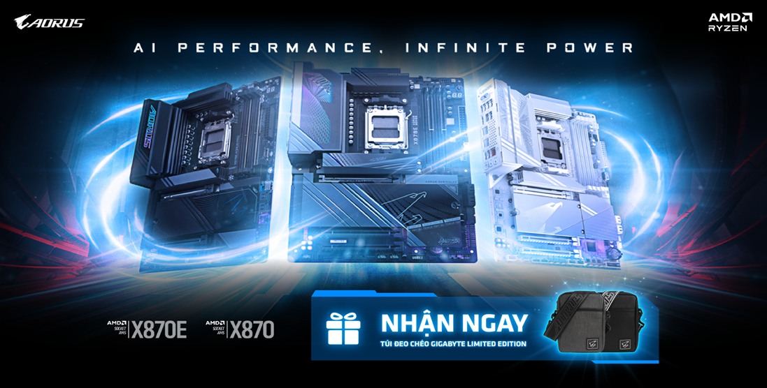 TĂNG TỐC TRẢI NGHIỆM, NÂNG TẦM SỨC MẠNH VỚI X870