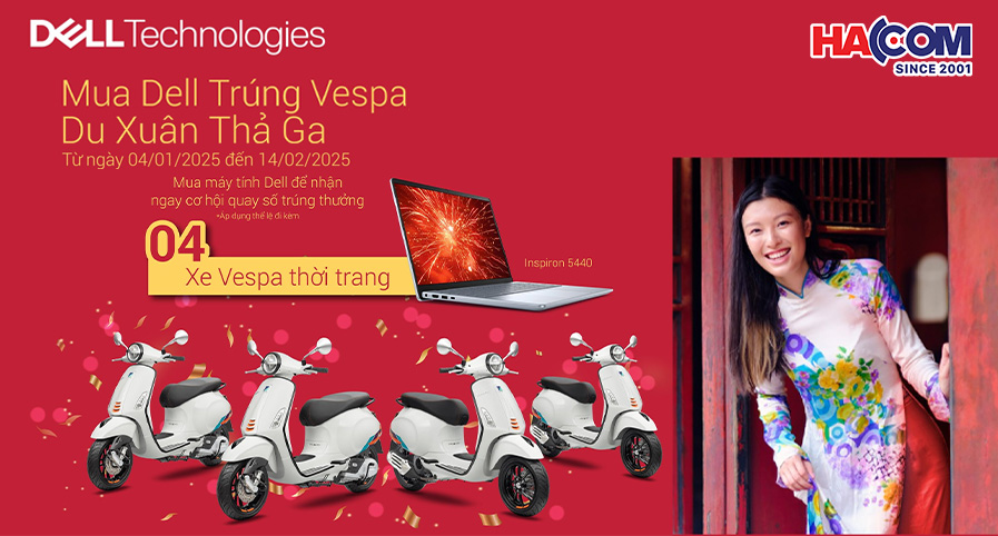 MUA DELL TRÚNG VESPA DU XUÂN THẢ GA