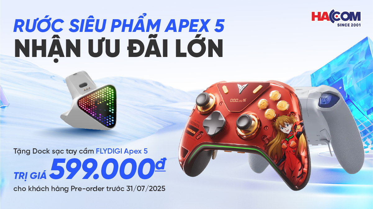 Rước siêu phẩm Flydigi Apex 5, nhận ngay ưu đãi lớn!