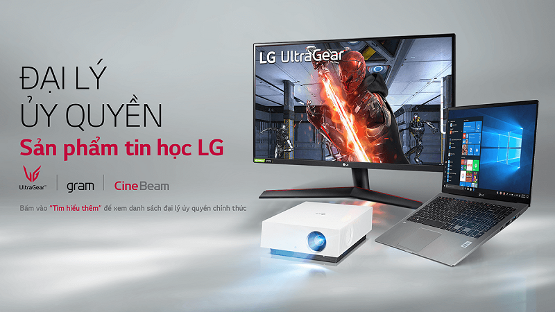 HACOM tự hào là một trong những đại lý ủy quyền sản phẩm tin học của LG