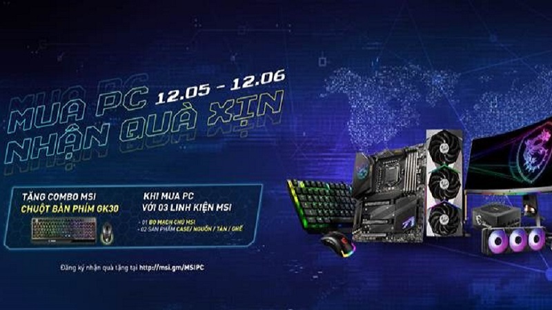 Mua PC nhận quà 