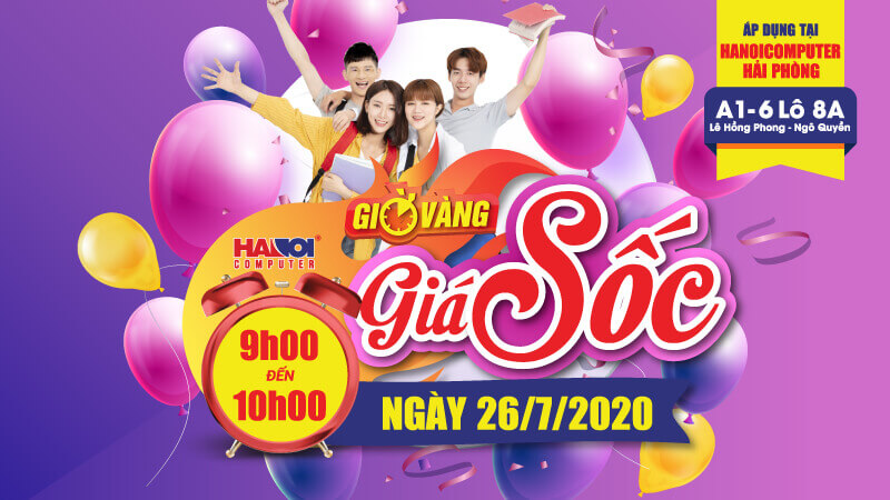 Chương trình Khuyến mãi “Giờ Vàng Giá Sốc” tại HACOM Hải Phòng