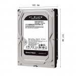 Ổ cứng HDD WD 2TB Black 3.5 inch, 7200RPM, SATA, 64MB Cache (WD2003FZEX)