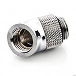 Fitting Bitspower Adapter 45* Male-Female Rotary Silver Shining. 