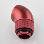 Fitting Bitspower Adapter 45* Male-Female Rotary Blood Red. 