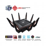 Bộ phát wifi ASUS ROG Rapture GT-AX11000 (Gaming Router) Wifi AX11000 3 băng tần 10 Gigabit, router WiFi gaming có thể mở rộng, Wifi 6 (802.11ax), AiMesh 360 WIFI Mesh, WTFast, AiProtection, AURA RGB