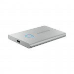Ổ Cứng Di Động SSD Samsung T7 Touch Portable 2TB 2.5 inch USB 3.2 bạc (Đọc 1050MB/s - Ghi 1000MB/s)-(MU-PC2T0S/WW)