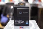 Ổ Cứng Di Động SSD Samsung T7 Touch Portable 2TB 2.5 inch USB 3.2 đen  (Đọc 1050MB/s - Ghi 1000MB/s)-(MU-PC2T0K/WW)