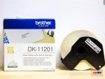 Giấy in nhãn Brother DK-11201, 29mm x 90mm, Chữ Đen Nền Trắng