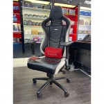 Ghế Gamer Noblechairs EPIC Real Leather Black/White/Red(Ultimate Chair Germany) (HÀNG THANH LÝ)