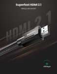 Cáp HDMI 8K 2m Ugreen 70321 hỗ trợ độ phân giải 8K/60Hz